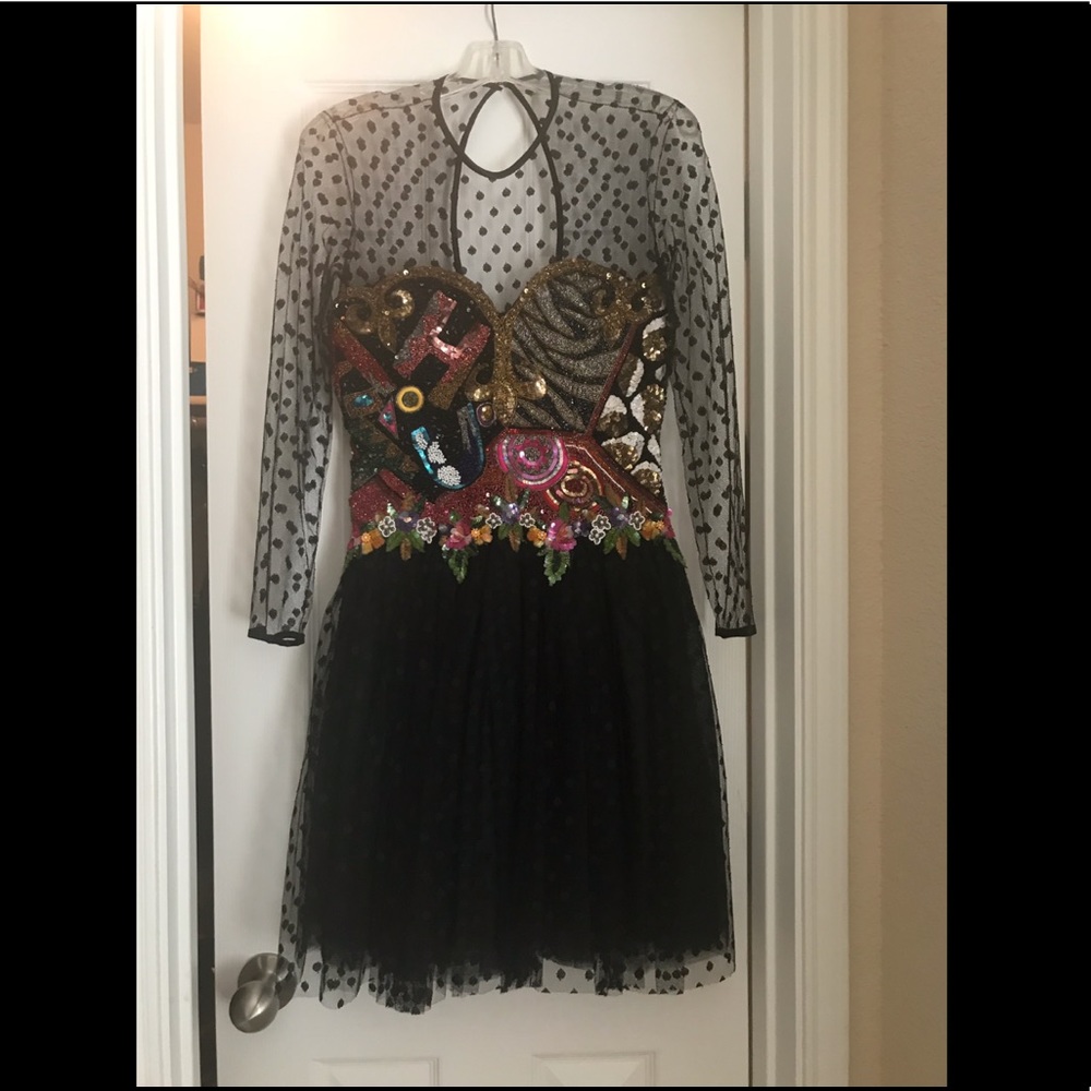 Vintage 89’s Beaded cocktail Dress.